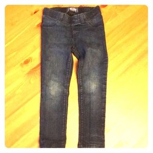 Girls jean leggings